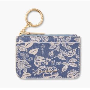 Rifle Paper Co key ring card case - English Rose